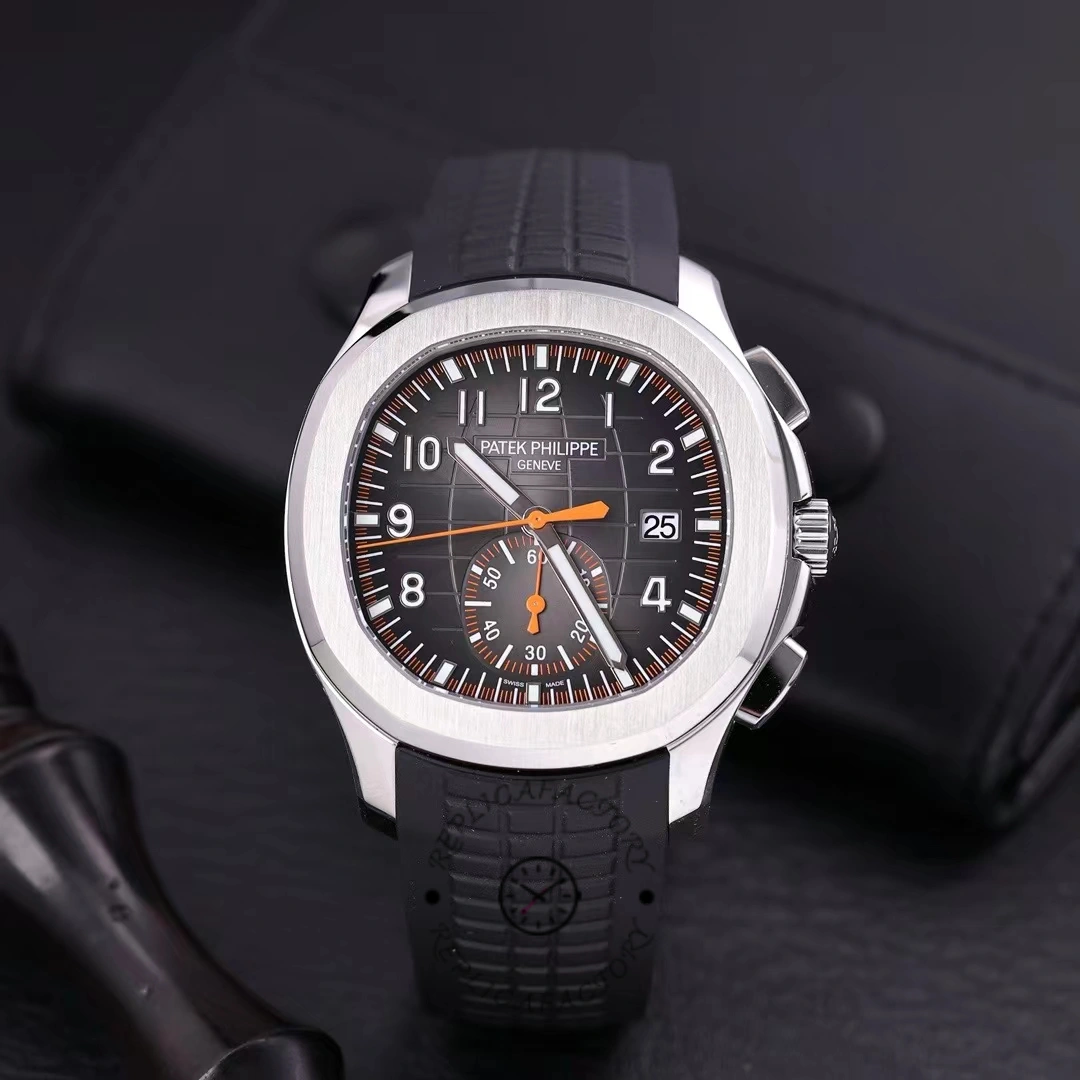 Replica Patek Philippe Aquanaut Black 5968A 001 42mm Mens Watch