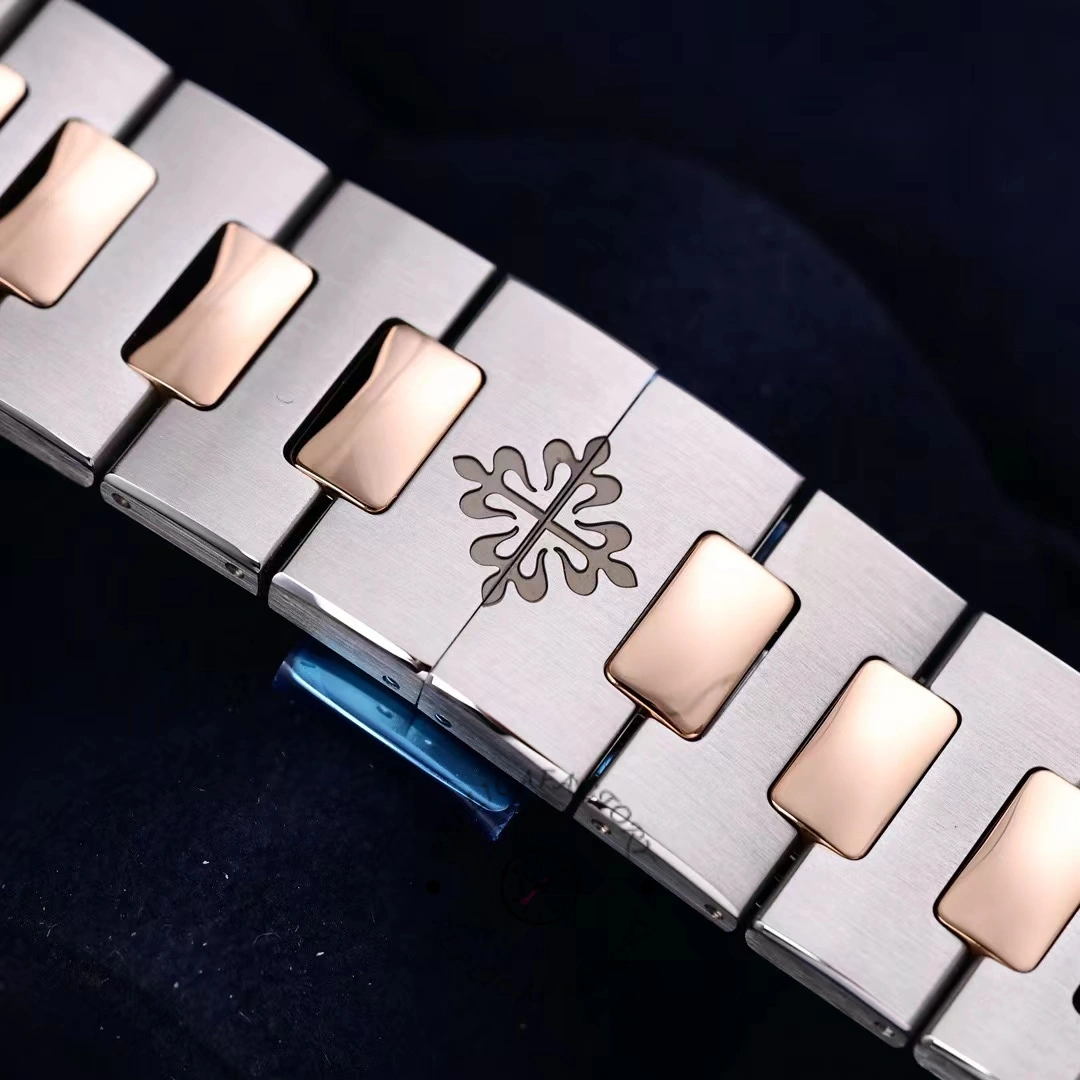 Patek Philippe Cubitus 5821/1AR-001 Stainless Steel Rose Gold Blue Dial Men's Watch