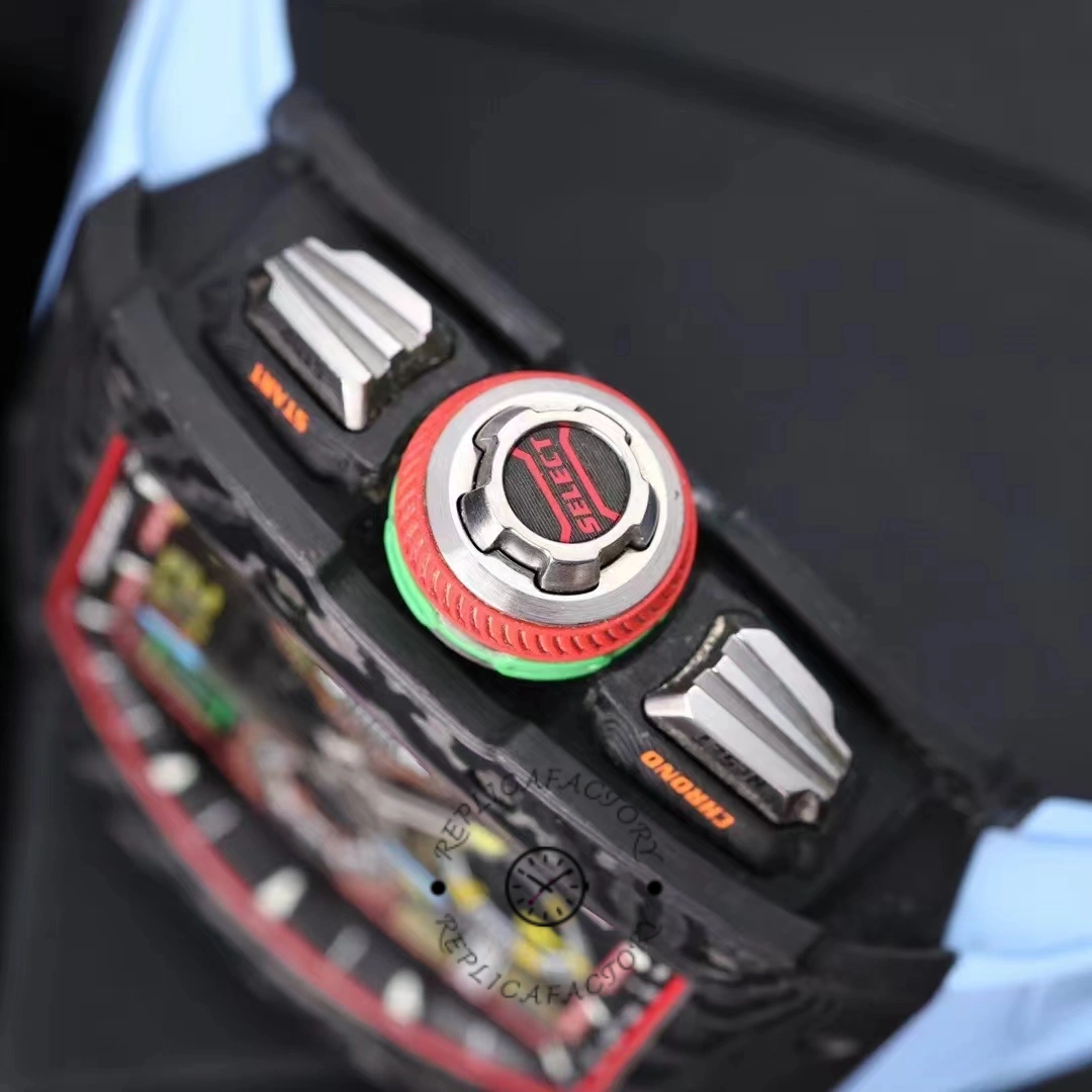Replica Richard Mille Winding Split-Seconds Chronograph Carbon TPT RM 65-01 50mm - Image 7