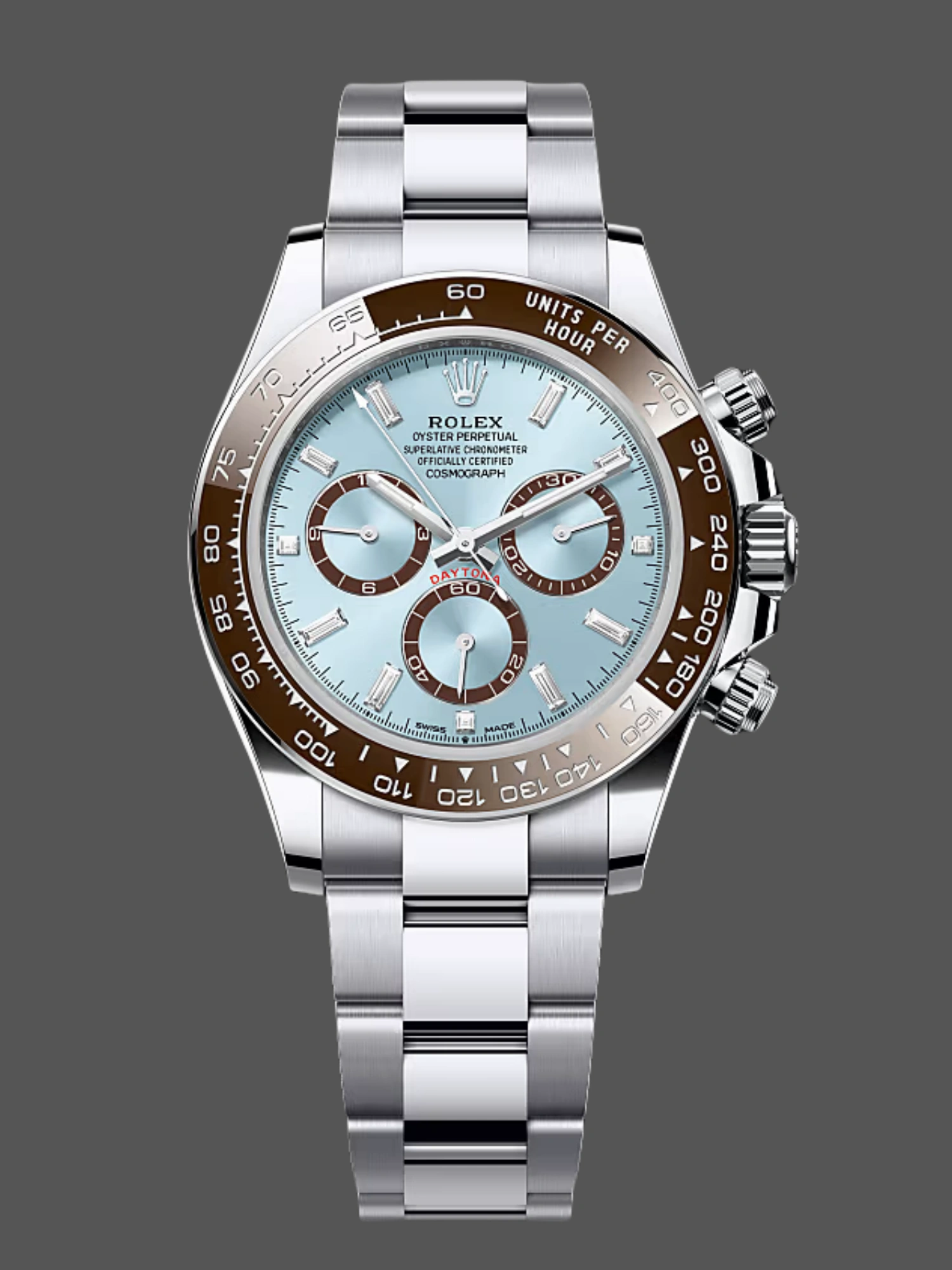 Rolex Cosmograph Daytona 116506 Ice Blue Dial Platinum 40MM Mens Replica Watch